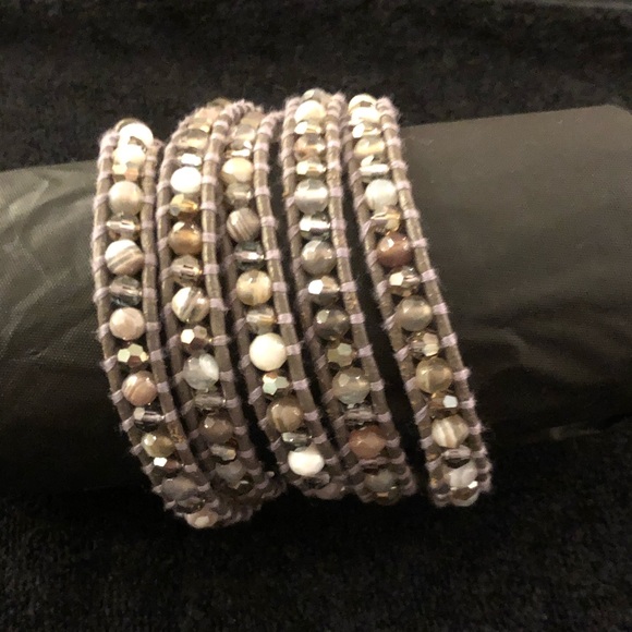 Chan Luu wrap bracelet semi precious stones - Picture 1 of 5